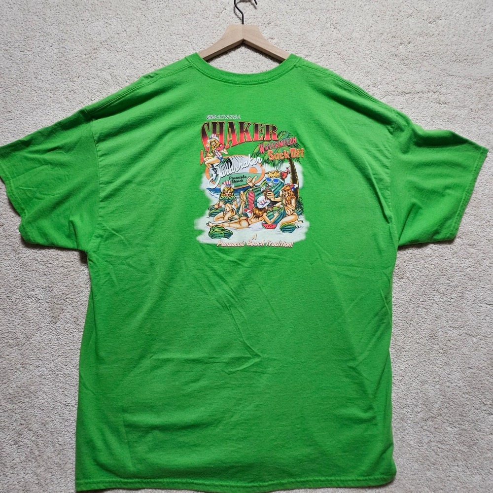 Sandshaker Shaker Watermelon Suck Off 2015 Pensacola Beach Graphic T‎ Shirt 3XL - Picture 6 of 9